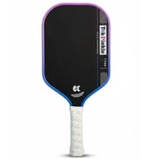 Carbon Fiber Pickleball Paddle 3K Raw, 16mm Thermoformed Honeycomb Core, Lightweight Durable Racket for Spin & Control, One-Piece Design