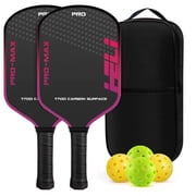 Carbon Fiber Pickleball Paddles16mm USAPA Approved T700 Pickle Ball Rackets for All Skill Level