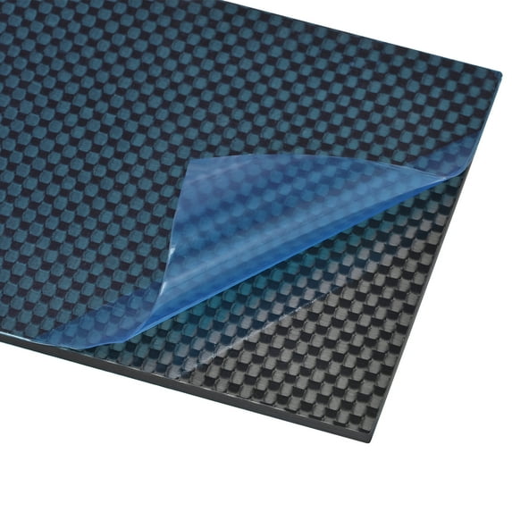 Carbon Fiber Plate Sheets 125mm x 75mm x 3mm (Plain Glossy)