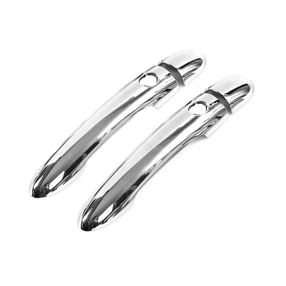 Carbon Fiber / Plating ABS Chrome Car Door Handle Cover Trim For Renault Megane ii 2 MK2 2002 2003 2004 2005 2006 2007 2008