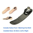 thumbnail image 1 of Carbon Fiber Prosthetic Foot with Foot Shell, 22–26 cm, Left or Right, for Users up to 70 kg, 1 of 8