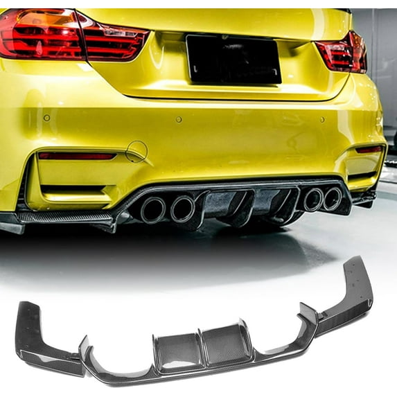 Carbon Fiber Rear Bumper Diffuser Splitter for BMW F80 M3 F82 F83 M4 2015-2020 Bumper Cover Lower Lip Spoiler Protector Body Kits