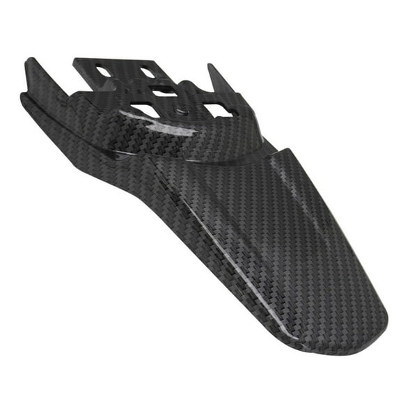 Carbon Fiber Rear Mudguard for Electric Bike, Impact Resistant ABS Fender, Fits Most Ebike Models for Dirt Protection