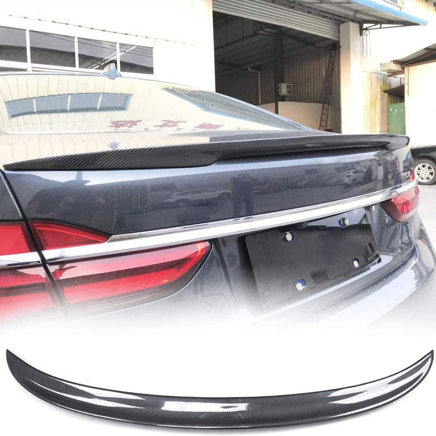 Carbon Fiber Rear Spoiler For BMW 7 Series G11 730i 740i 750i Sedan ...