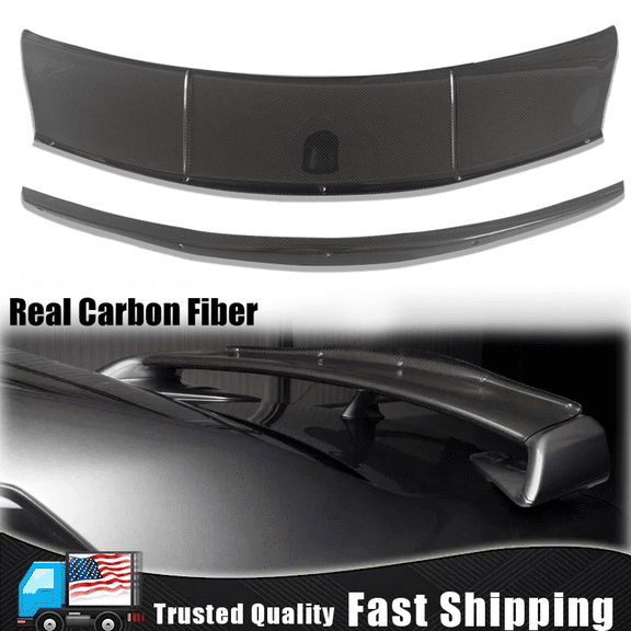 Carbon Fiber Rear Spoiler Trunk Lid Duck Gurney Flap For 2009 2010-2023 GTR R35