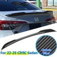 thumbnail image 1 of Carbon Fiber Rear Spoiler Wing for Honda Civic Sedan 2022 2023 2024, 1 of 8