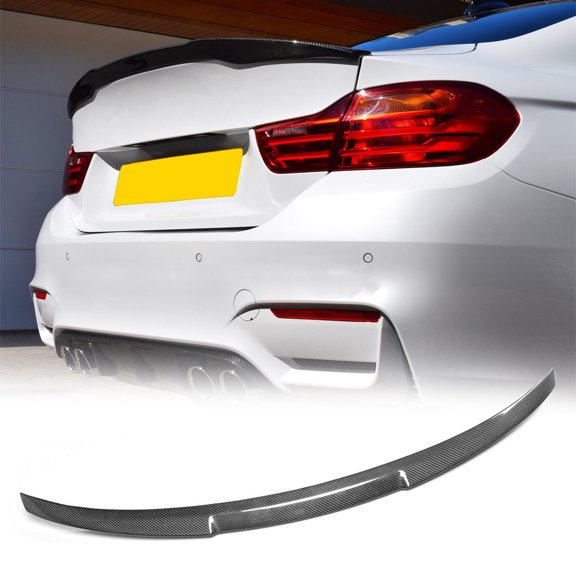 Carbon Fiber Rear Trunk Spoiler For BMW 4 Series F82 M4 Coupe 2014-2017 Rear Trunk Spoiler Boot Lid Highkick Wing Lip
