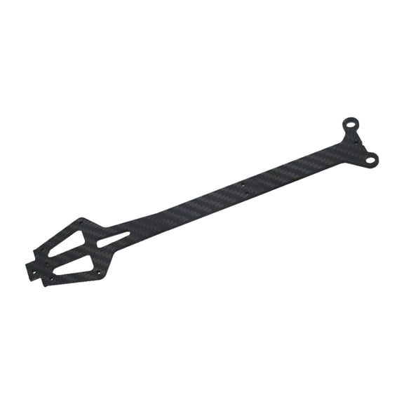 Carbon Fiber Second Floor Board Plate Steering Bracket Lightweight Design for 110 Rally Car Model Replacement