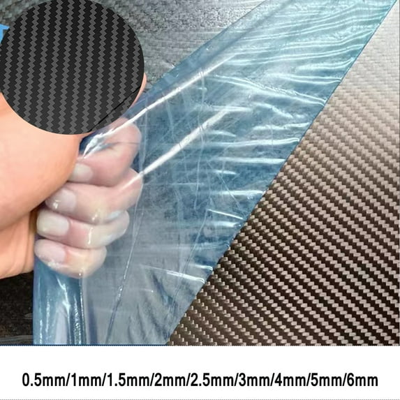 Carbon Fiber Sheets - 100% 3K Twill Matte Carbon Fiber Plate for Handmade DIY Wallet Model Part Repair Panel