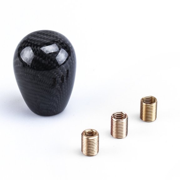 Carbon Fiber Shift Knob for Auto Vehicles Designed for Easy Installation and Reliable Use Fits Car Models (Black)