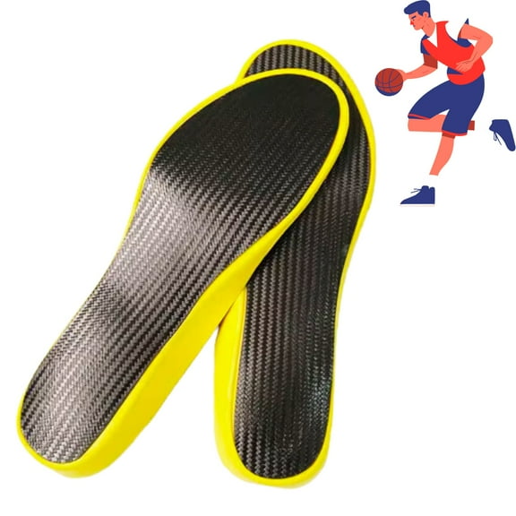 Carbon Fiber Shock-Absorbing Insole with Arch Support is Suitable for Basketball, Running, Cycling, Outdoor Hiking and Other Daily Sports
