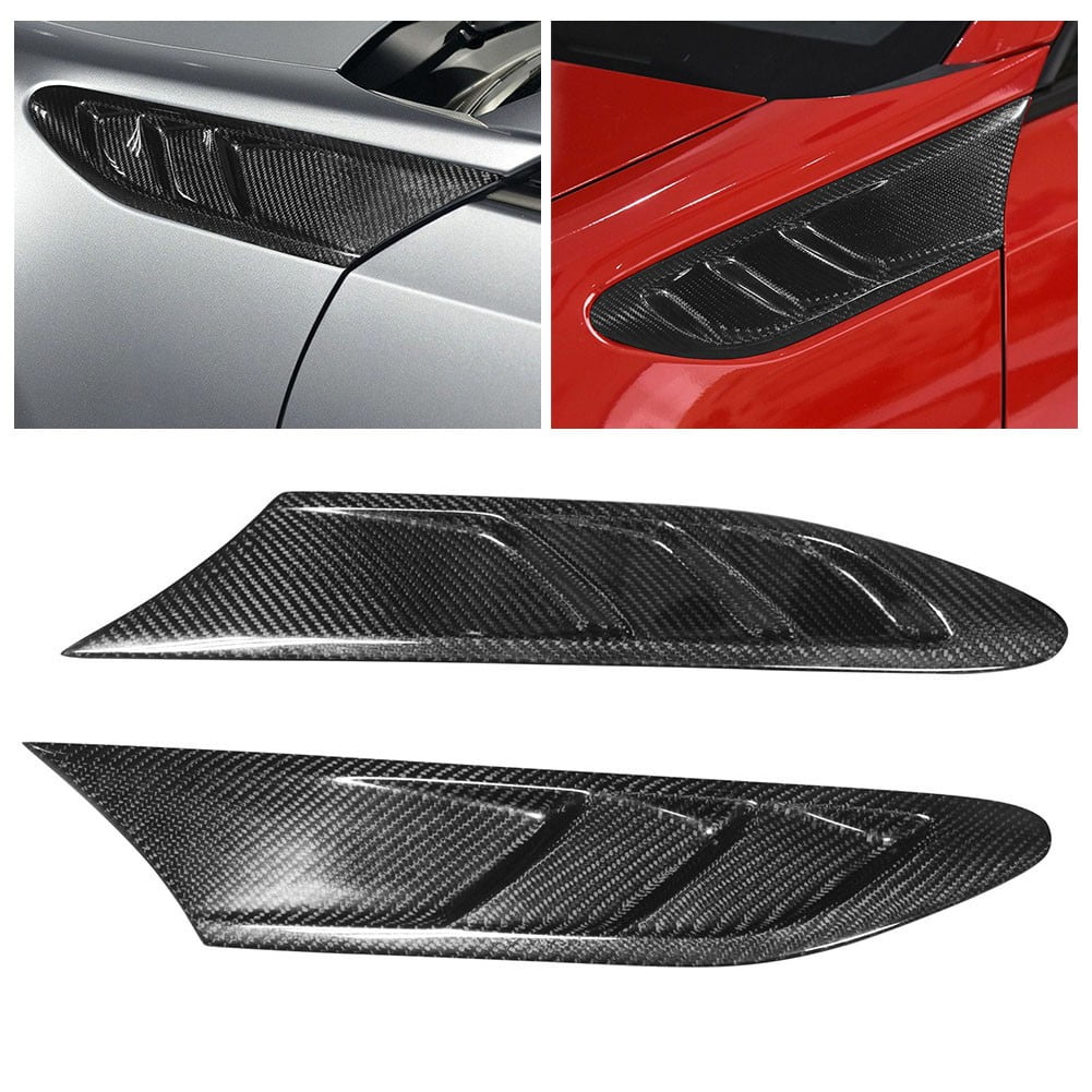 Carbon Fiber Side Fender Fin Vent For Su baru BRZ for Toyota GT86