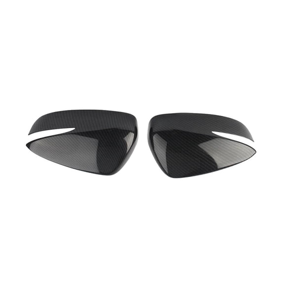 Carbon Fiber Side Wing Rearview Mirror Cover Caps Left & Right For Mazda CX-5 2015 2016 & CX-3 CX-4 2015-2019