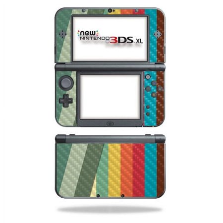 Carbon Fiber Skin Compatible With Nintendo New 3DS XL (2015) Stripes