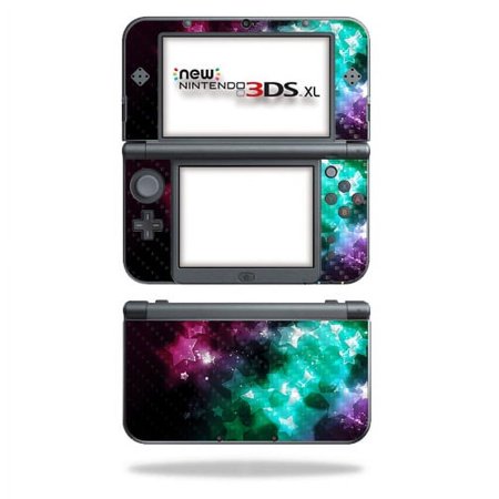 Carbon Fiber Skin Compatible With Nintendo New 3DS XL (2015) cover Sticker Design Design Glow Stars