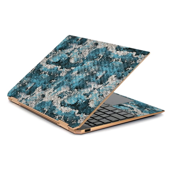 Carbon Fiber Skin Decal Wrap Compatible With HP Spectre x360 13.3" Gem-Cut (2019) Sticker Design Rift