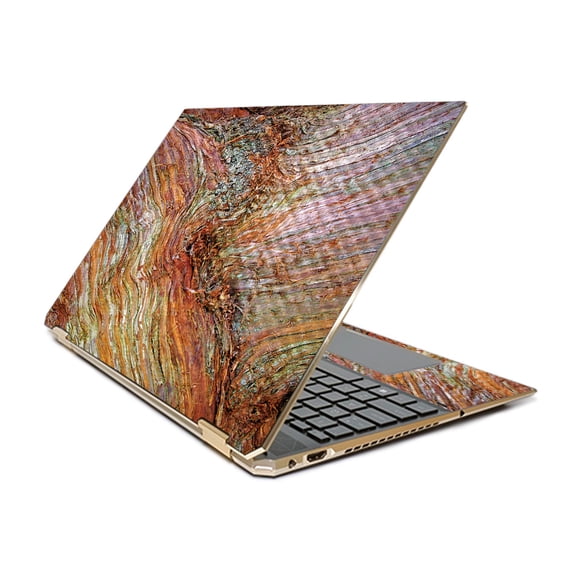 Carbon Fiber Skin Decal Wrap Compatible With HP Spectre x360 15.6" Gem-Cut (2019) Sticker Design Woodlands