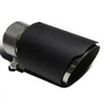 thumbnail image 1 of Carbon Fiber Sleeve Stainless Steel Exhaust Muffler Tip 3.5" Outlet, 1 of 7