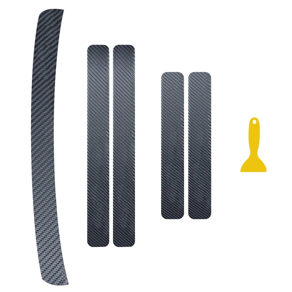 Carbon Fiber Sticker Bumper Protector Antiscratch Stickers for Cars
