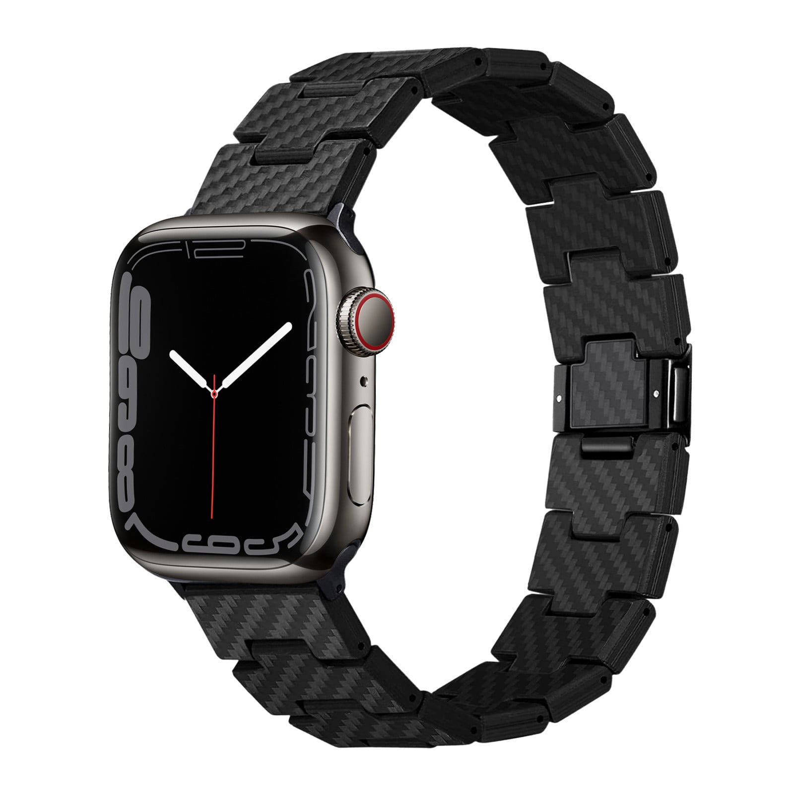 Carbon Fiber Apple Watch Bands (Black, 41mm / 40mm / 38mm) by Epic Watch Bands