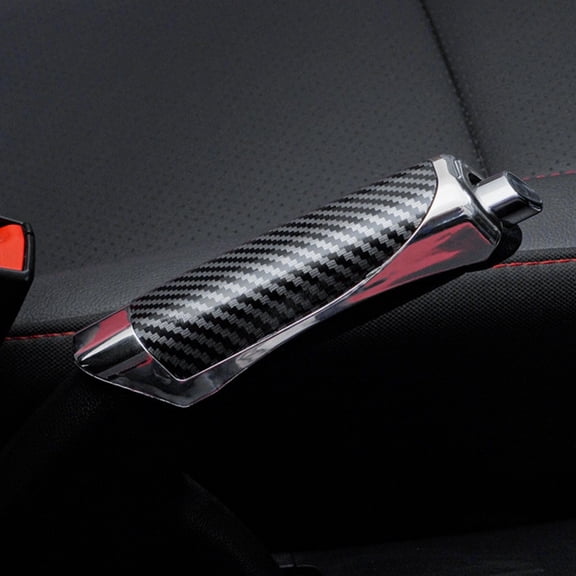 Carbon Fiber Style Car Interior Hand Brake Protector Cover Trim Accessories