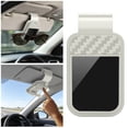 thumbnail image 1 of Carbon Fiber Style Car Sun Visor Glasses Clip, Universal Eyeglass Holder for Car Interior, Sturdy Sunglasses Mount with Secure Grip, Organizer for Eyewear, Cards & Accessories, 1 of 6