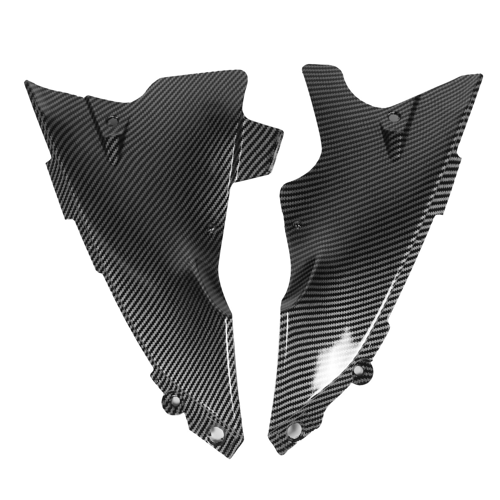 Carbon Fiber Style Front Dash Air Tube Trim Cover Fairing for Yamaha R1 ...