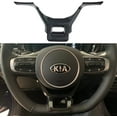 Carbon Fiber Style Interior Steering Wheel Trim Decoration Cover for