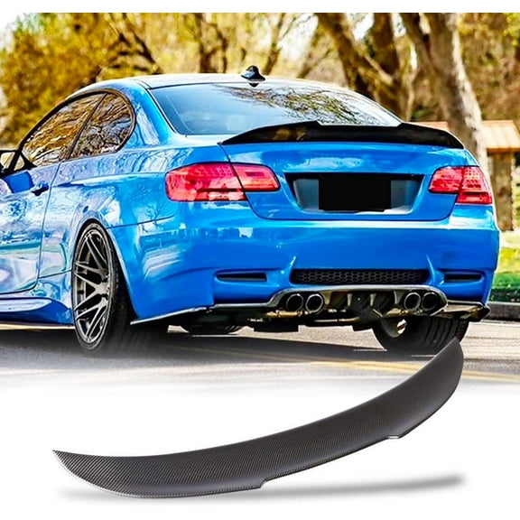 Carbon Fiber Trunk Spoiler for BMW 3 Series E92 M3 2008-2013 Coupe E92 325I 328I 330I 335I 2006-2012 Trunk Boot Lid Highkick Spoiler Wing Lip
