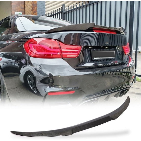 Carbon Fiber Trunk Spoiler for BMW 4 Series F33 428i 435i 440i F83 M4 Convertible 2014-2020 Rear Boot Lid Highkick Wing Lip