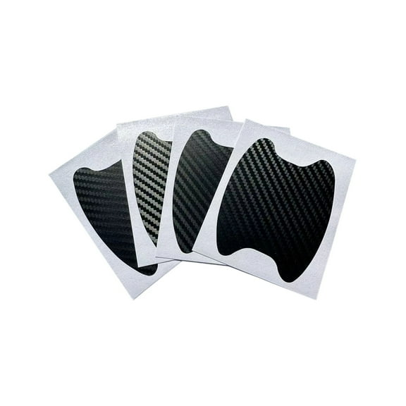 Carbon Fiber Vinyl Door Handle Protector, Scratch Resistant Film Decal for Car Interior Exterior Paint Protection, Easy Install Automotive Sticker