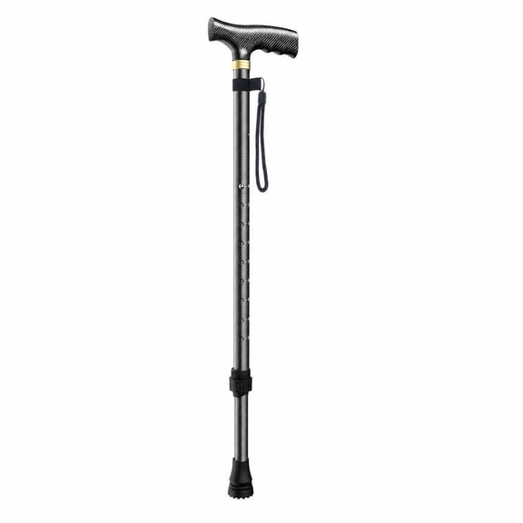 Carbon Fiber Walking Cane, Non-Slip Rubber Base for Assisted Standing