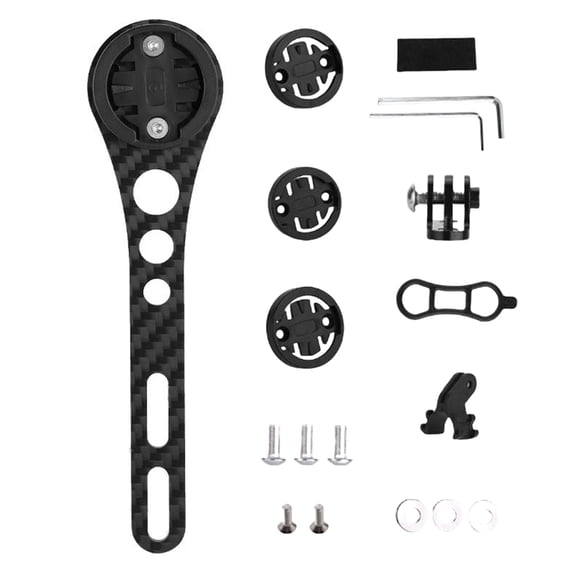 Carbon Fibers Bike Computer Mount Set Regulable Bicycles Computer Holder Compatibility Cycling Accessories