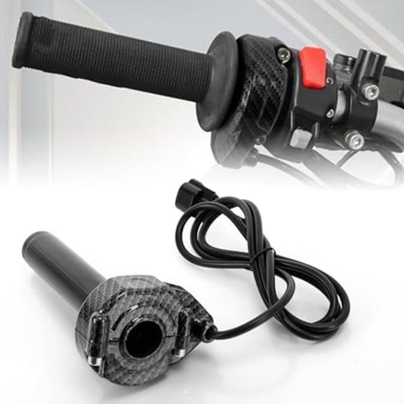 Carbon Fibre Colour Handlebar for Sur-Ron Premium Throttle Handle Aluminum Alloy Construction Enhanced Riding Control