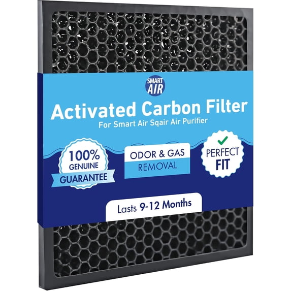 Carbon Filter Replacement for Smart Air Sqair Purifier (255 x 255 x 11 mm)