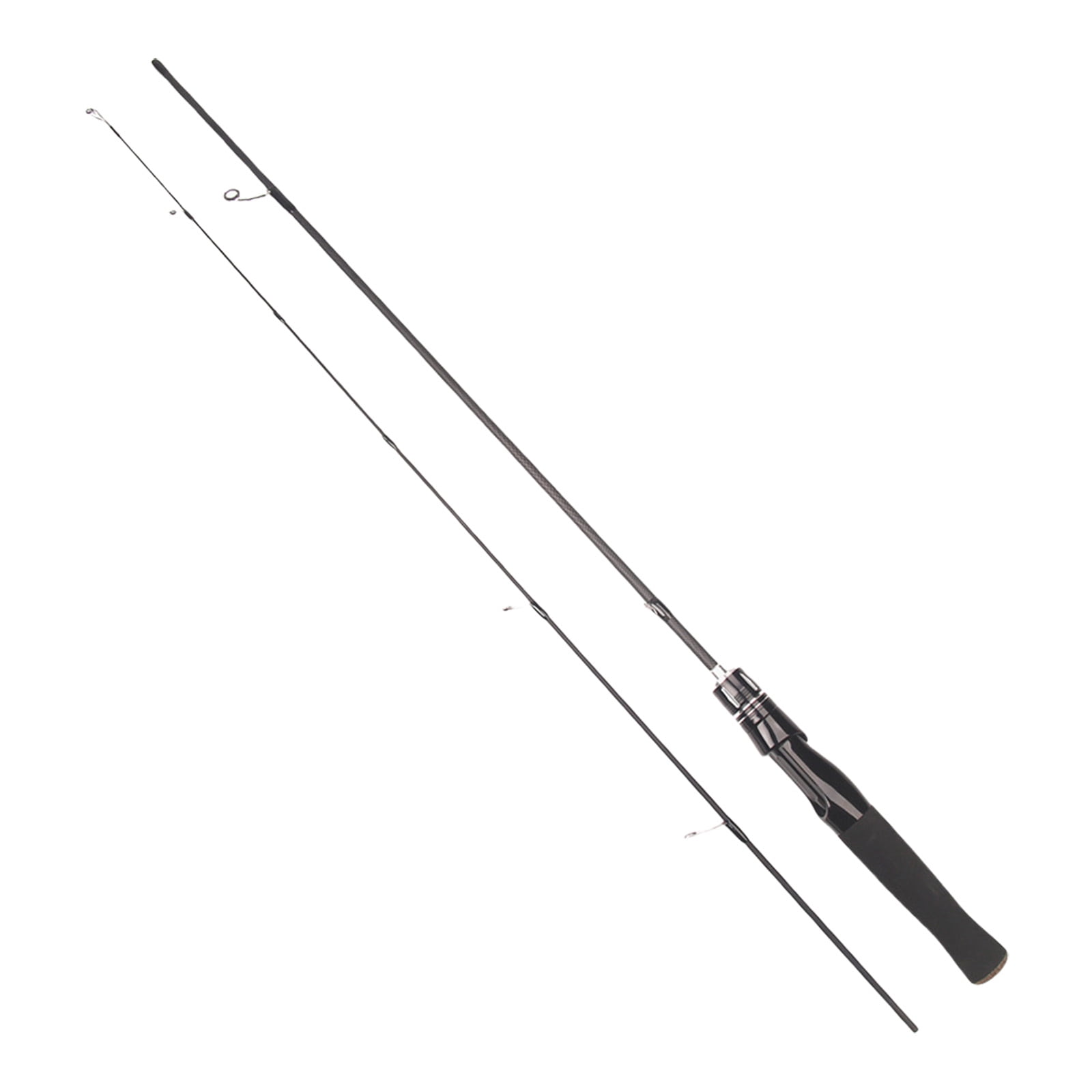 Carbon Fishing Rod Single Piece Light Weight Portable UL Fishing Rod Ergonomic Grip for Creek Environments