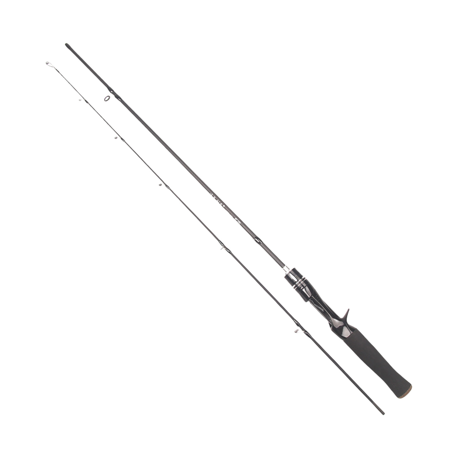 Carbon Fishing Rod Single Piece Light Weight Portable UL Fishing Rod Ergonomic Grip for Creek Environments