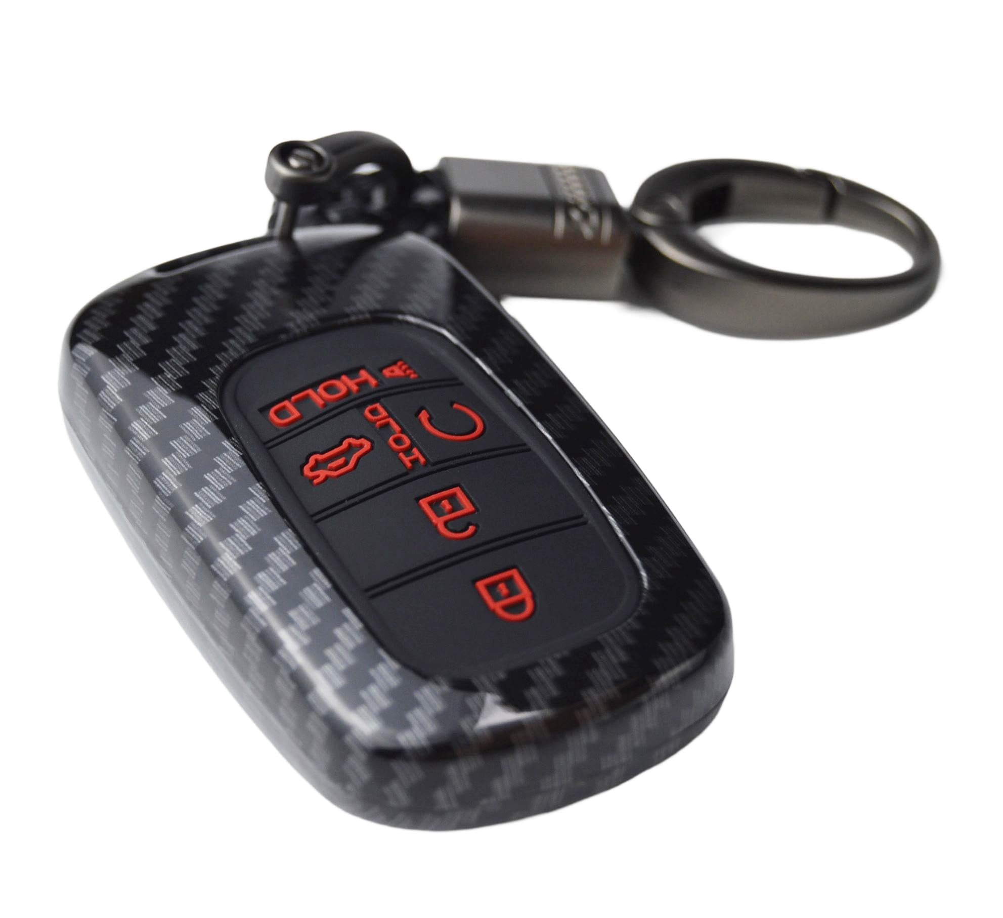 Carbon Key Fob Cover for Honda Civic Accord CR-V HR-V V Pilot SI EX EX-L Touring 2022 to 2025