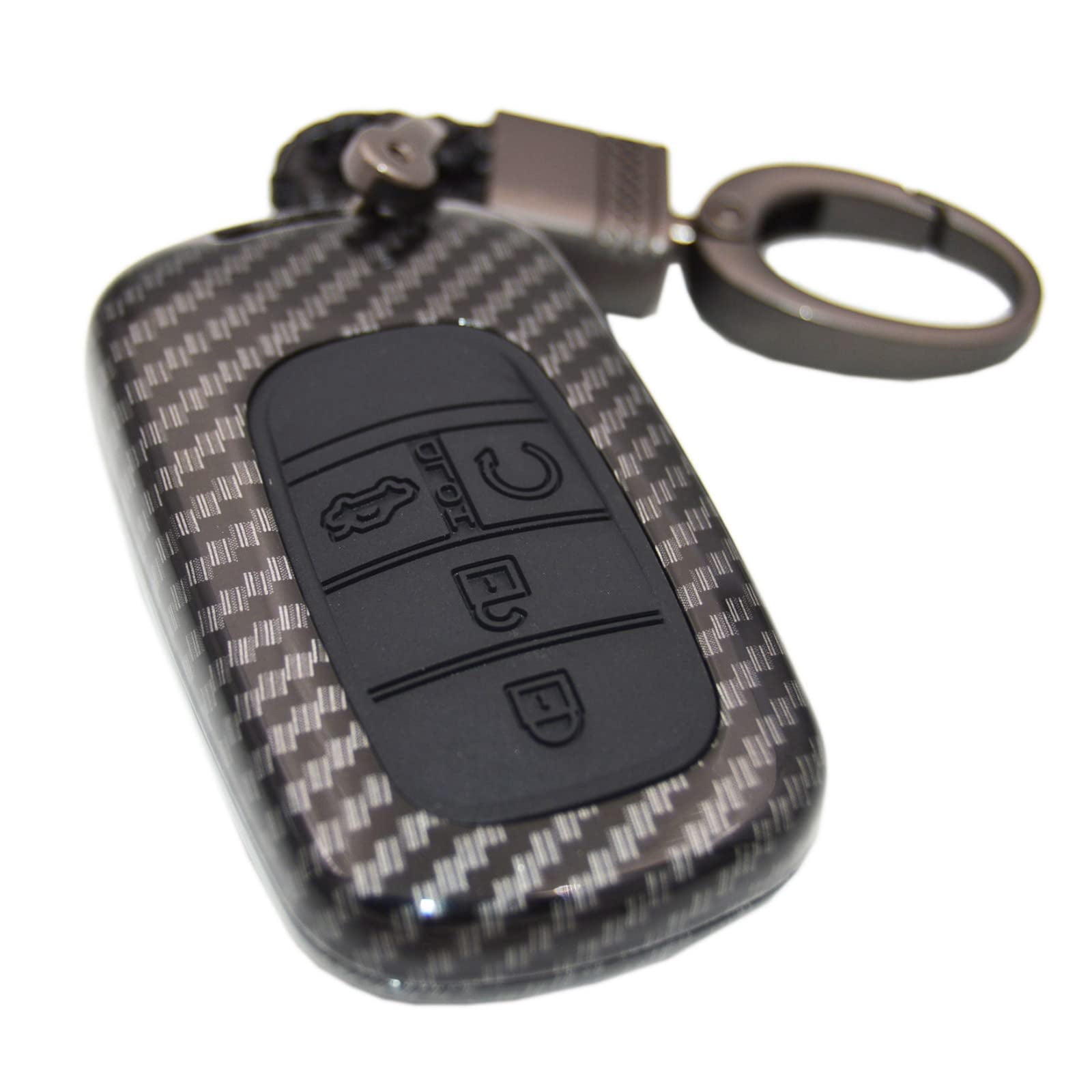 Carbon Key Fob Cover for Honda Civic Accord CR-V HR-V V Pilot SI EX EX-L Touring 2022 to 2025