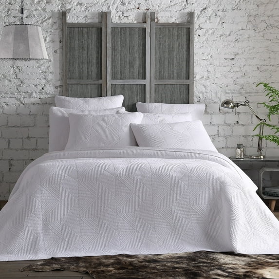 Carbon Loft Cooper Cotton Quilt Set White Twin Single
