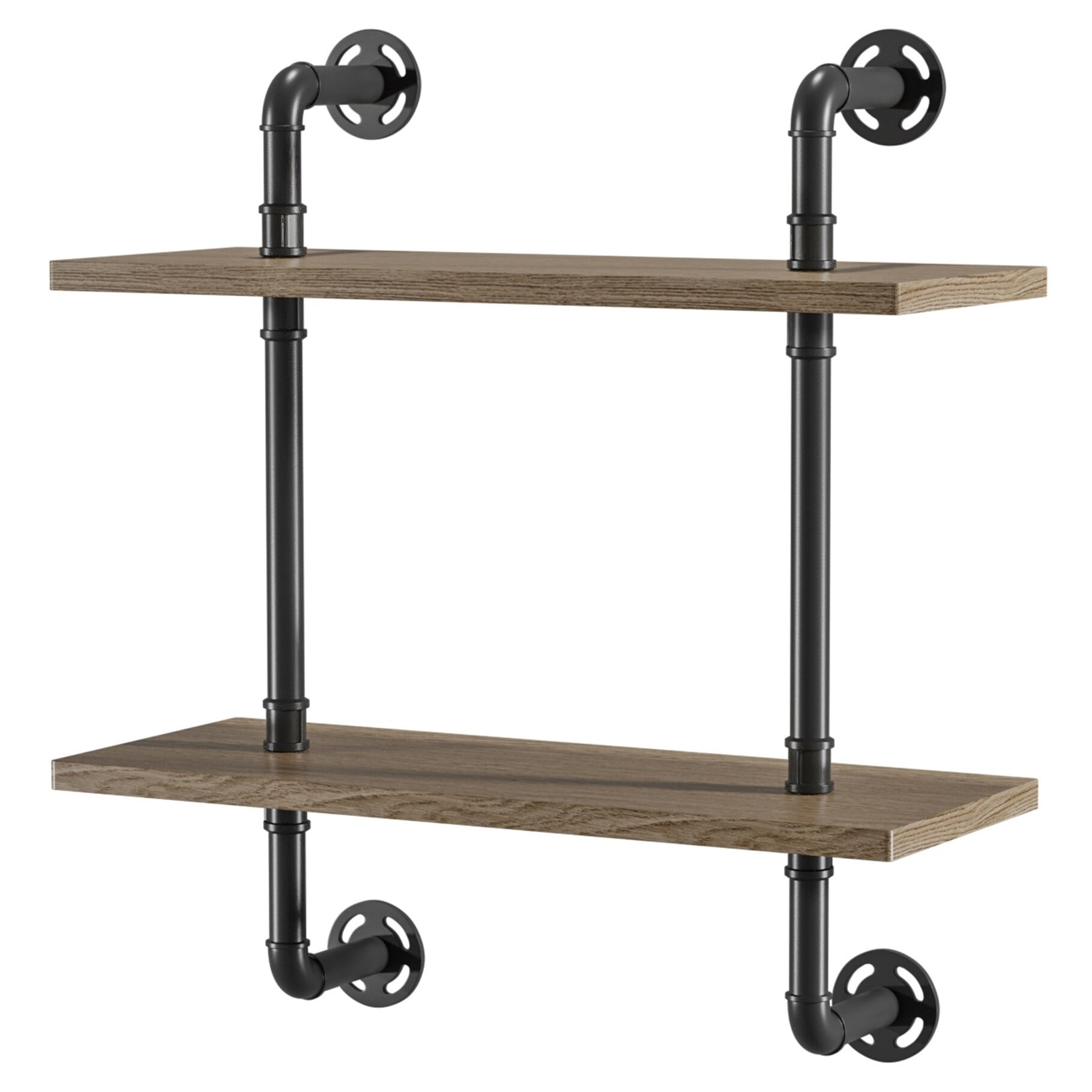 Carbon Loft Leyva Rustic Floating Ladder Wall Shelf by 2tier