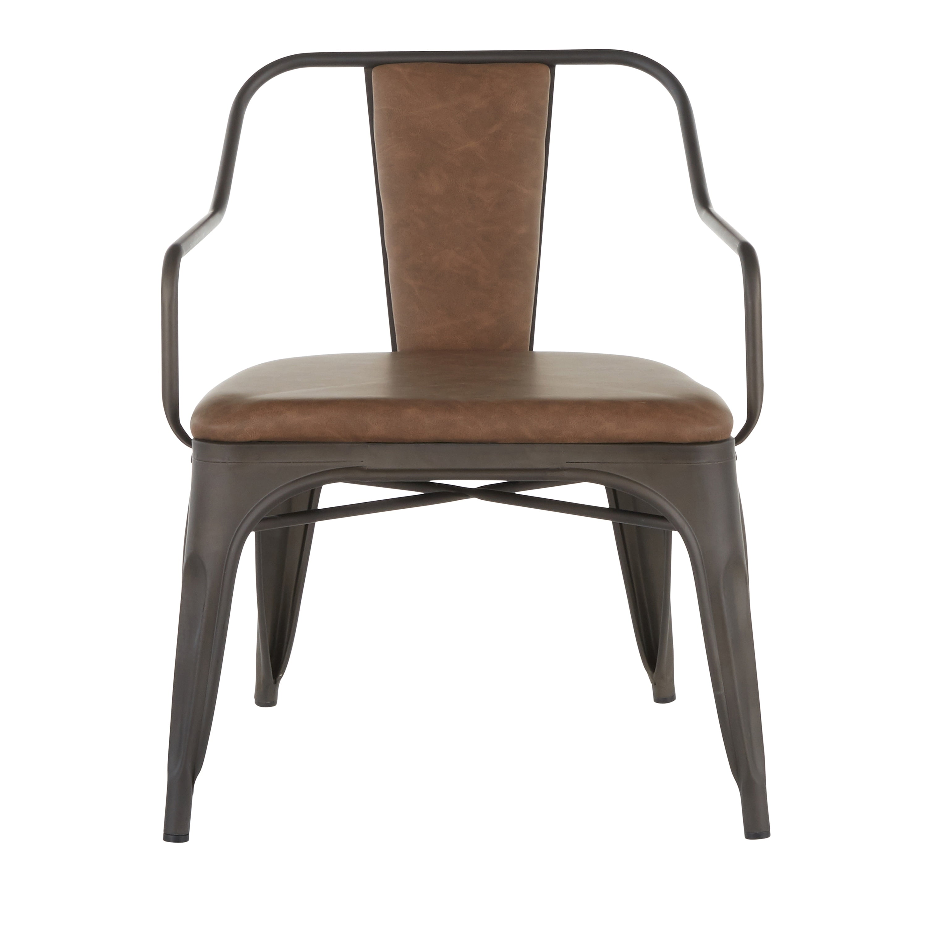 Carbon Loft Samira Industrial Accent/Dining Chairs (Set of 2) Antique