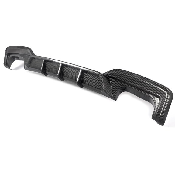 Carbon Look Rear Bumper Diffuser For 12-18 BMW 6 Series F06 F12 F13 M6 650i 640i
