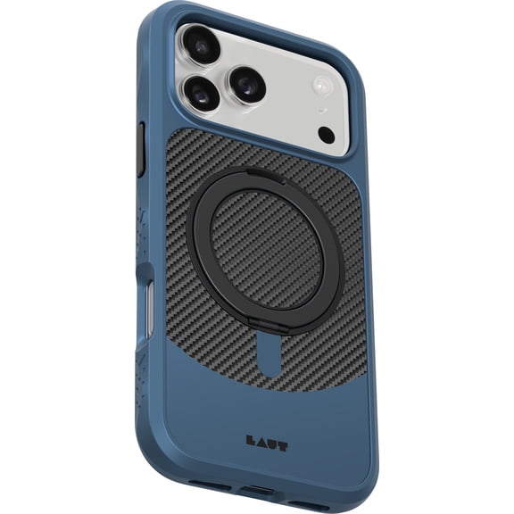 LAUT Carbon Matter for iPhone 17 Pro - Frozen Blue
