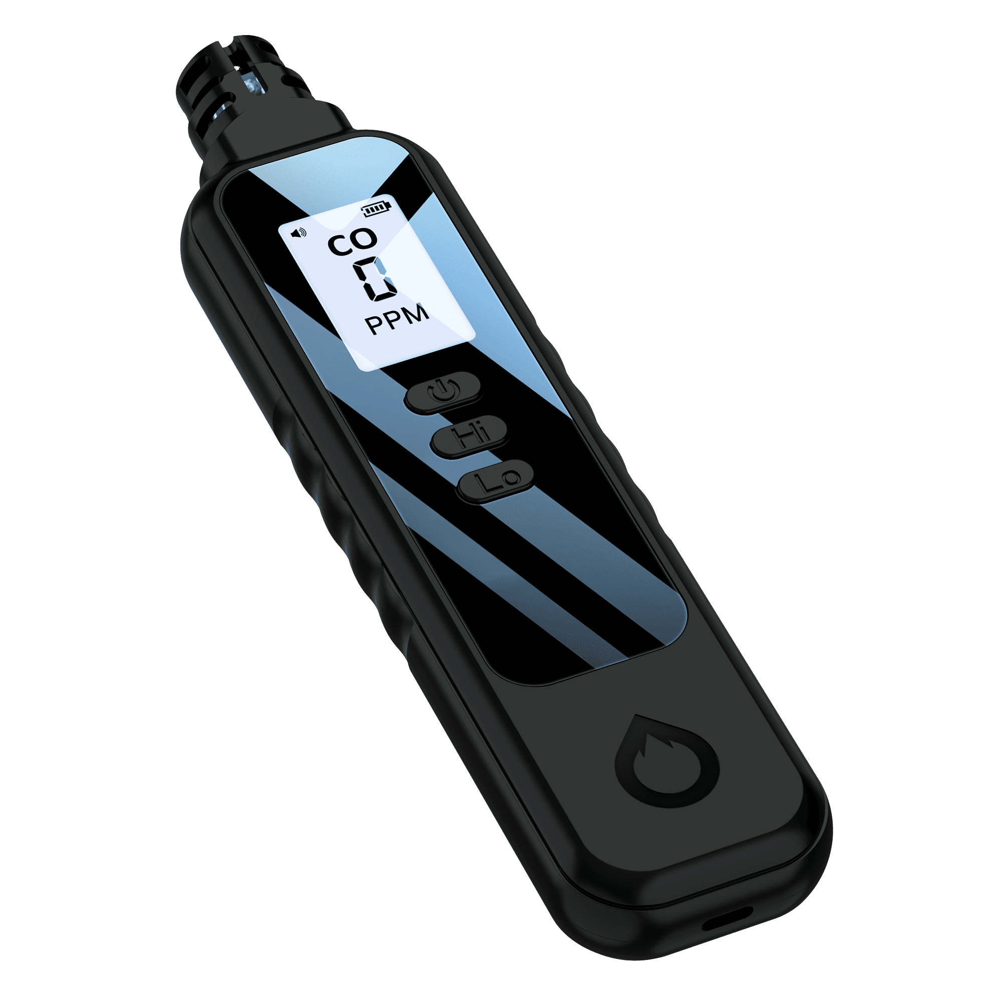 Carbon Monoxide Detector Portable Mini Air Quality Monitor with Lanyard