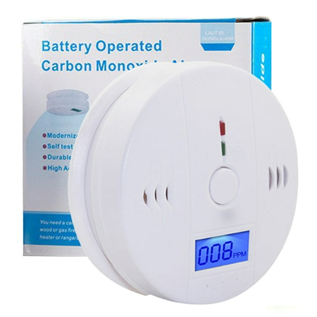 Carbon Monoxide Detectors Alarm Home CO Detector With LED Digital