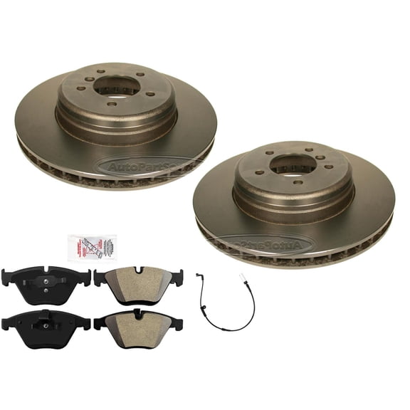 Carbon Performance Disc Brake Rotors Pads Parking Shoes for BMW 650i 2006-2010