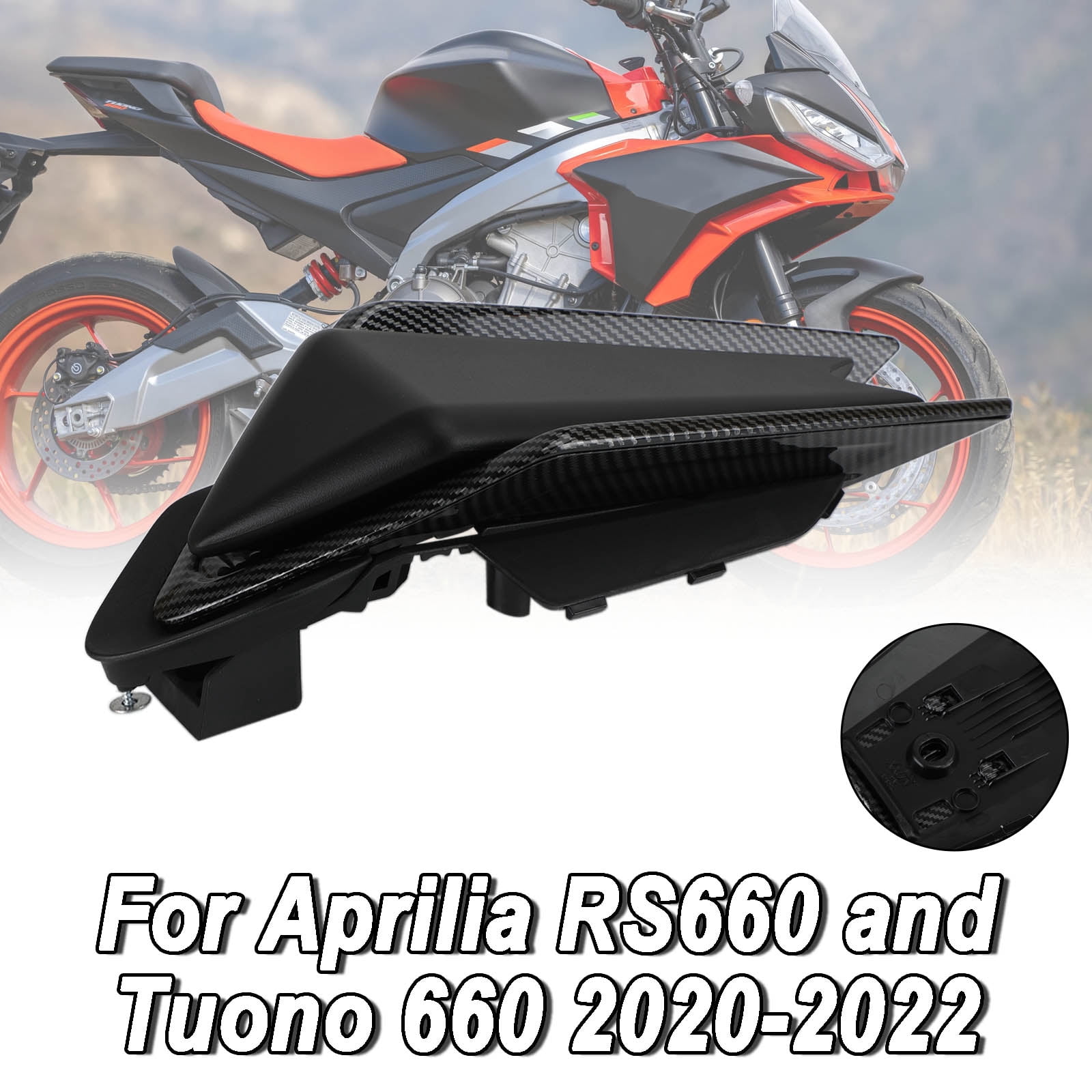 Capot Arrière Carénage Carbone Compatible Aprilia RS660 RSV4 Tuono 660 2020-2024