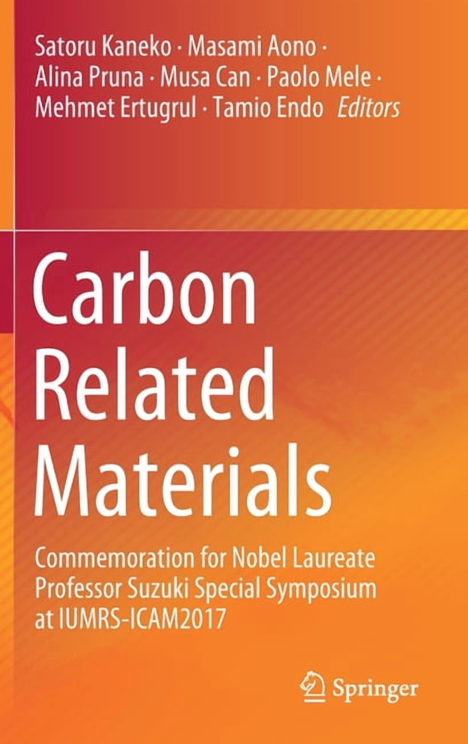 Carbon Related Materials: Commemoration for Nobel Laureate Professor Suzuki Special Symposium at Iumrs-Icam2017, (Hardcover)