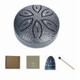 thumbnail image 1 of Carbon Steel 3-Inch Steel Tongue Drum for Meditation, Yoga, and Stress Relief, 1 of 8